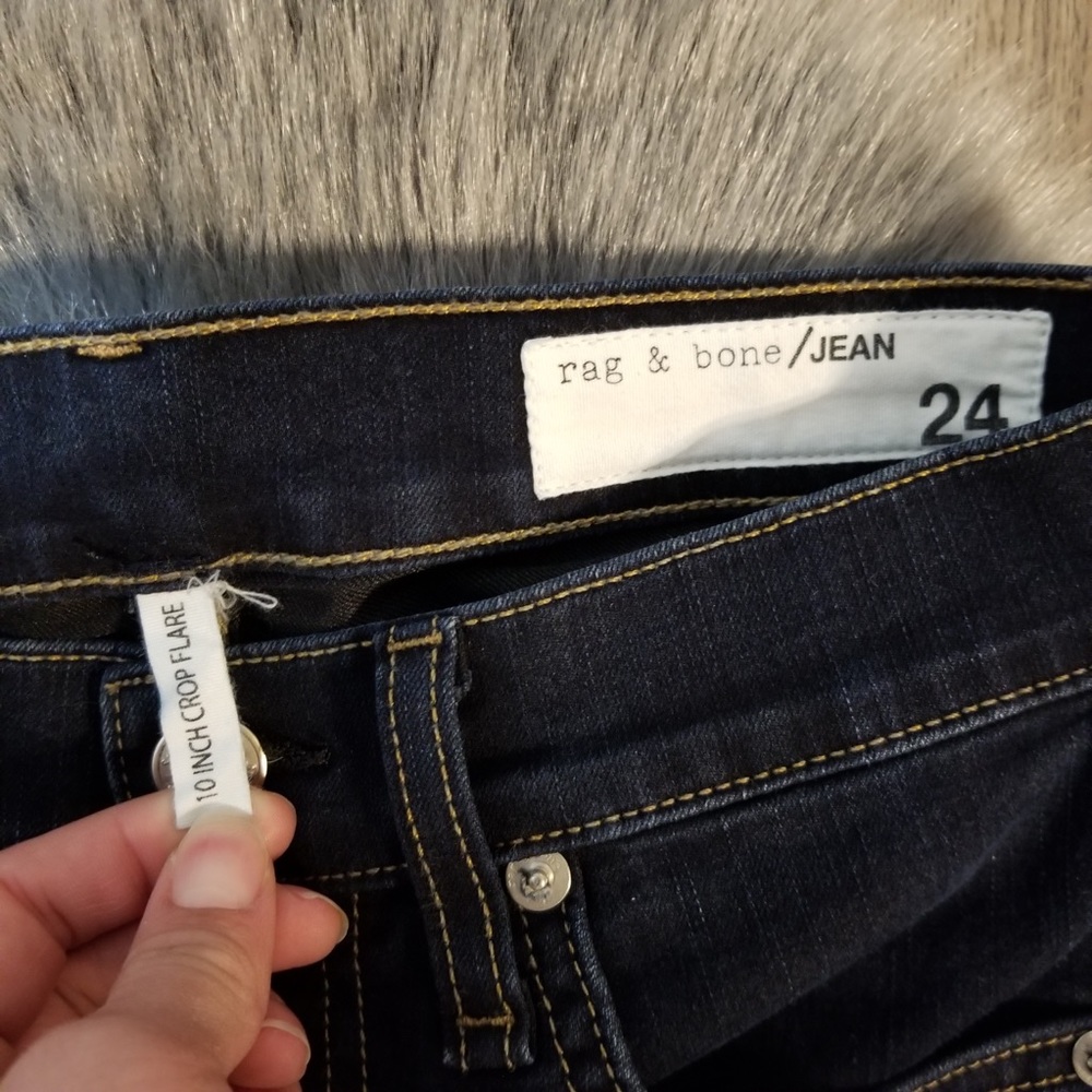 Rag And Bone 10 In Crop Flare Size 24 - image 2